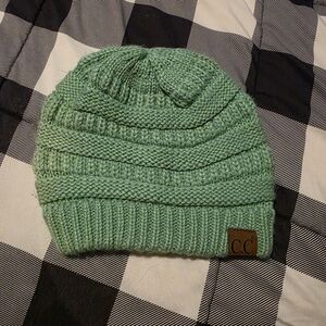 CC Boutique Mint Green Knit Beanie